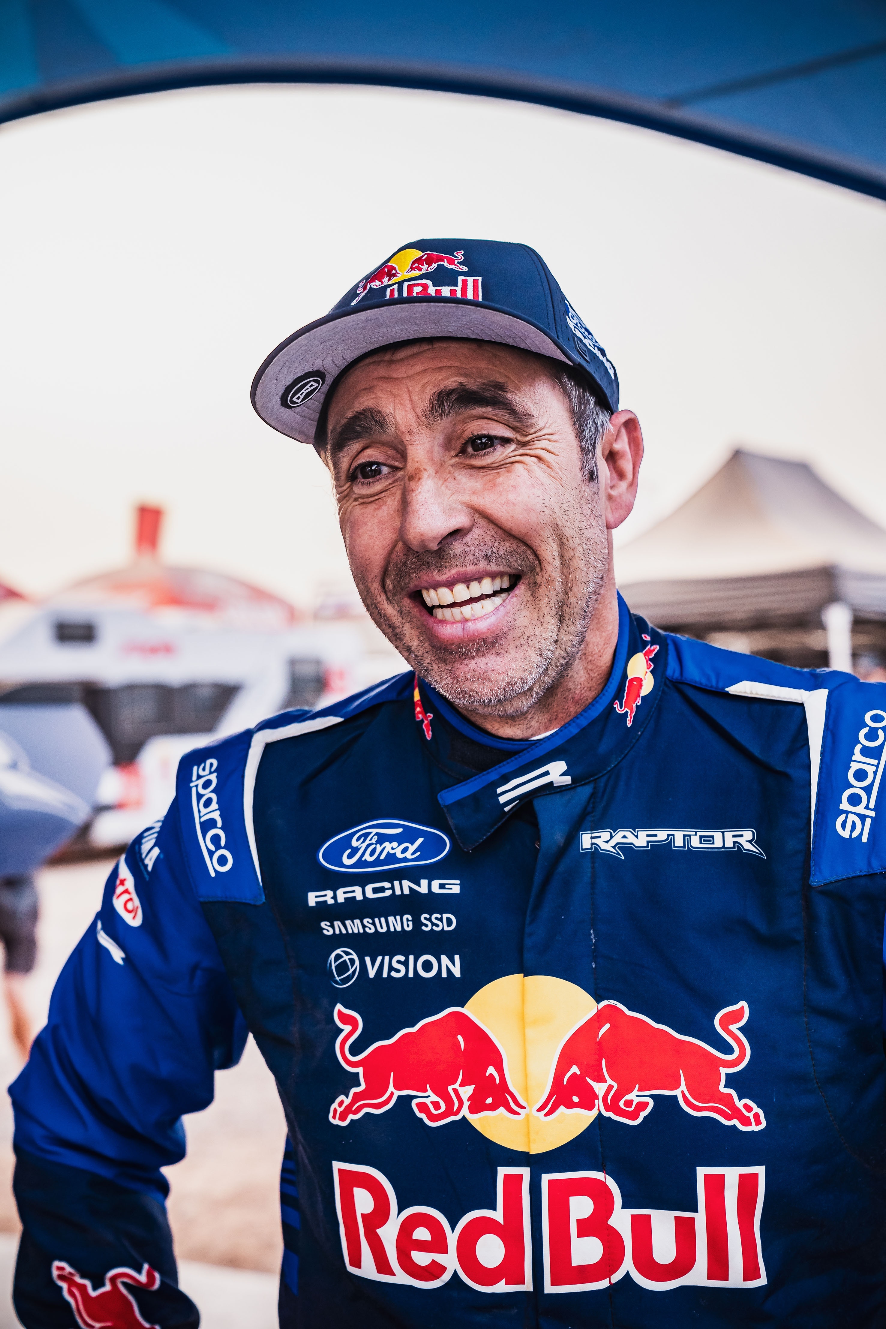 Nani Roma smiles during an interview.